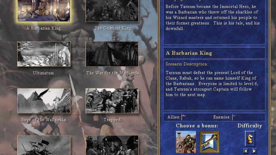 Screenshot for Heroes Chronicles: Warlords of the Wasteland