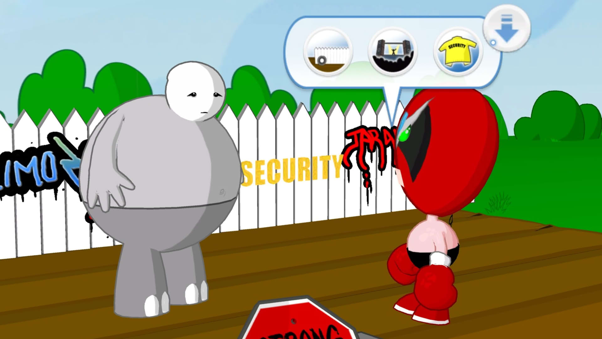 Screenshot for Strong Bad's Cool Game for Attractive People Episode 3: Baddest of the Bands