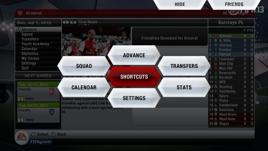 Screenshot for FIFA Soccer 13