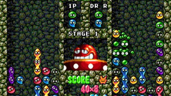 Screenshot for Dr. Robotnik's Mean Bean Machine