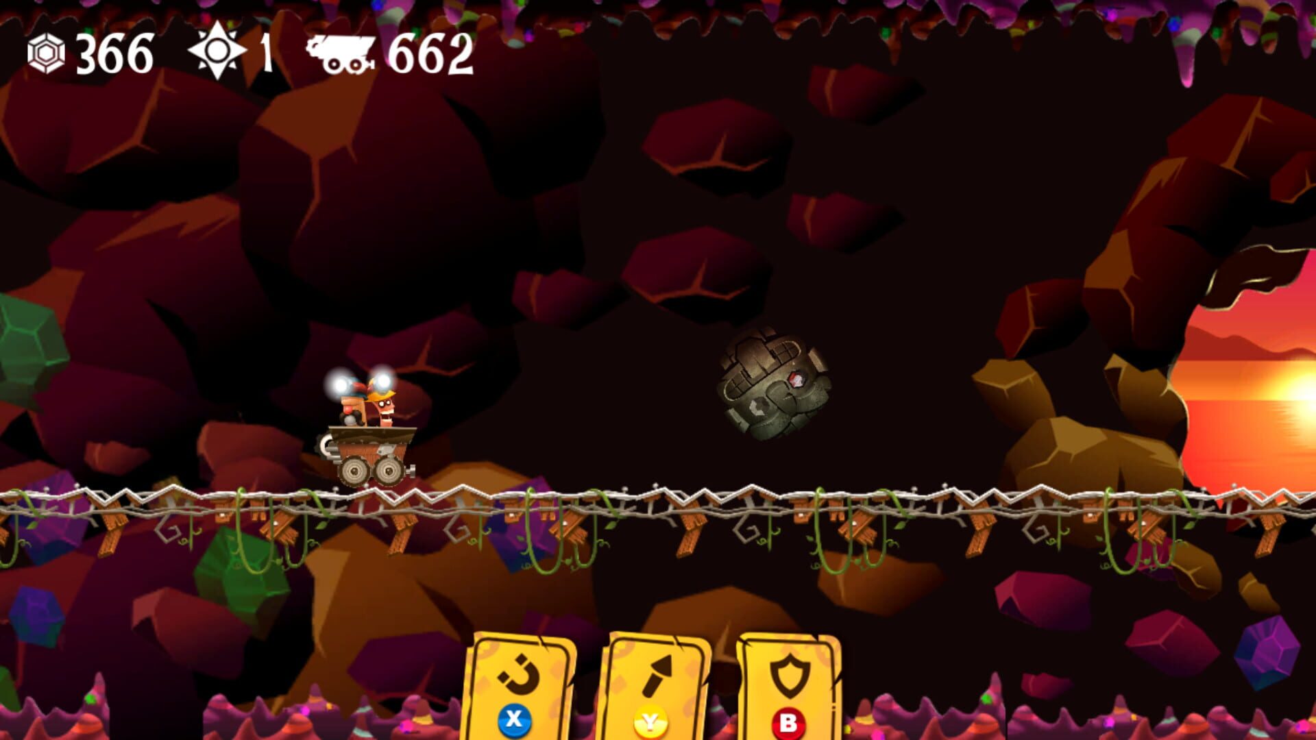 Screenshot for Cave Coaster