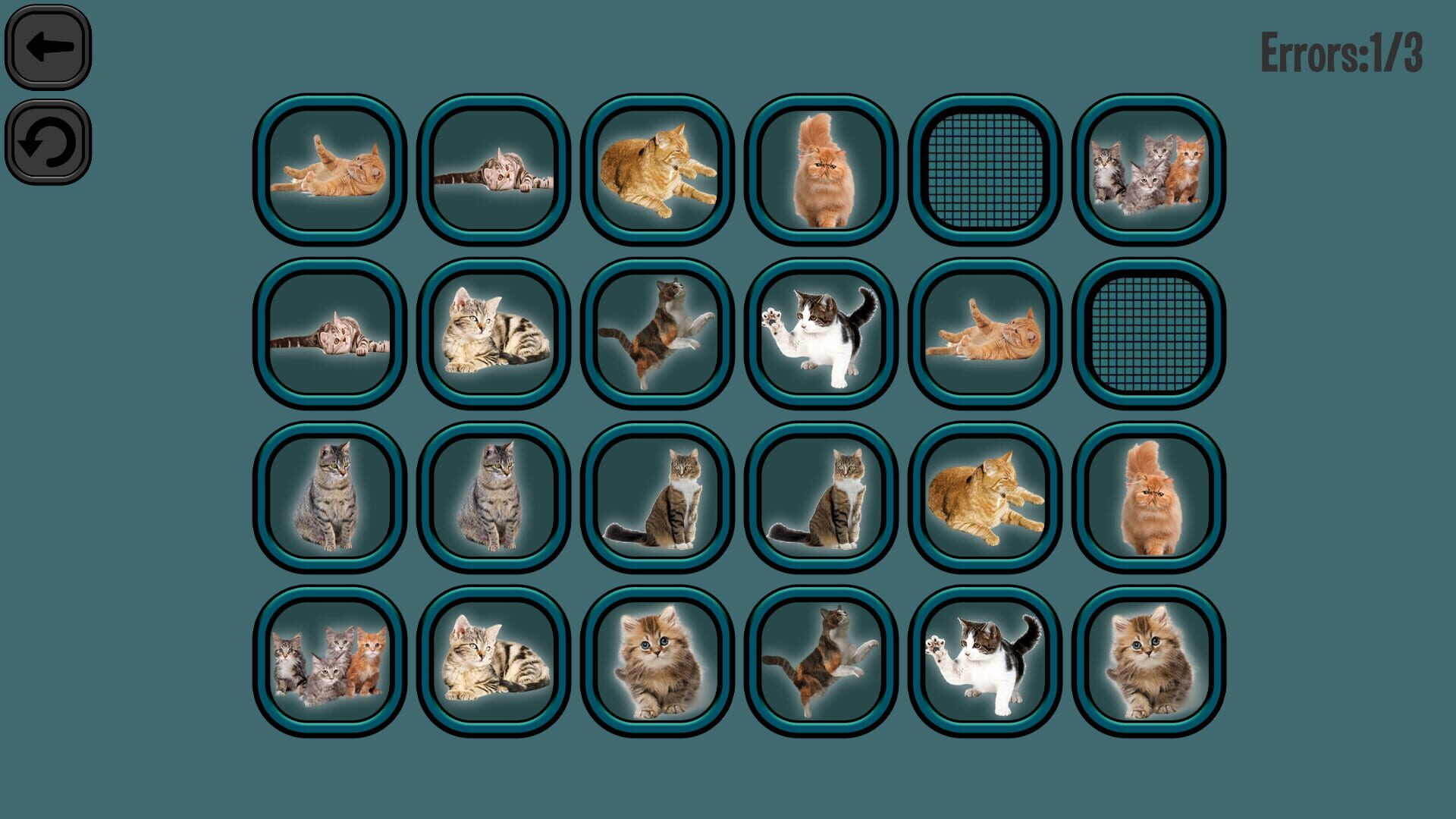 Screenshot for Animals Memory: Cats