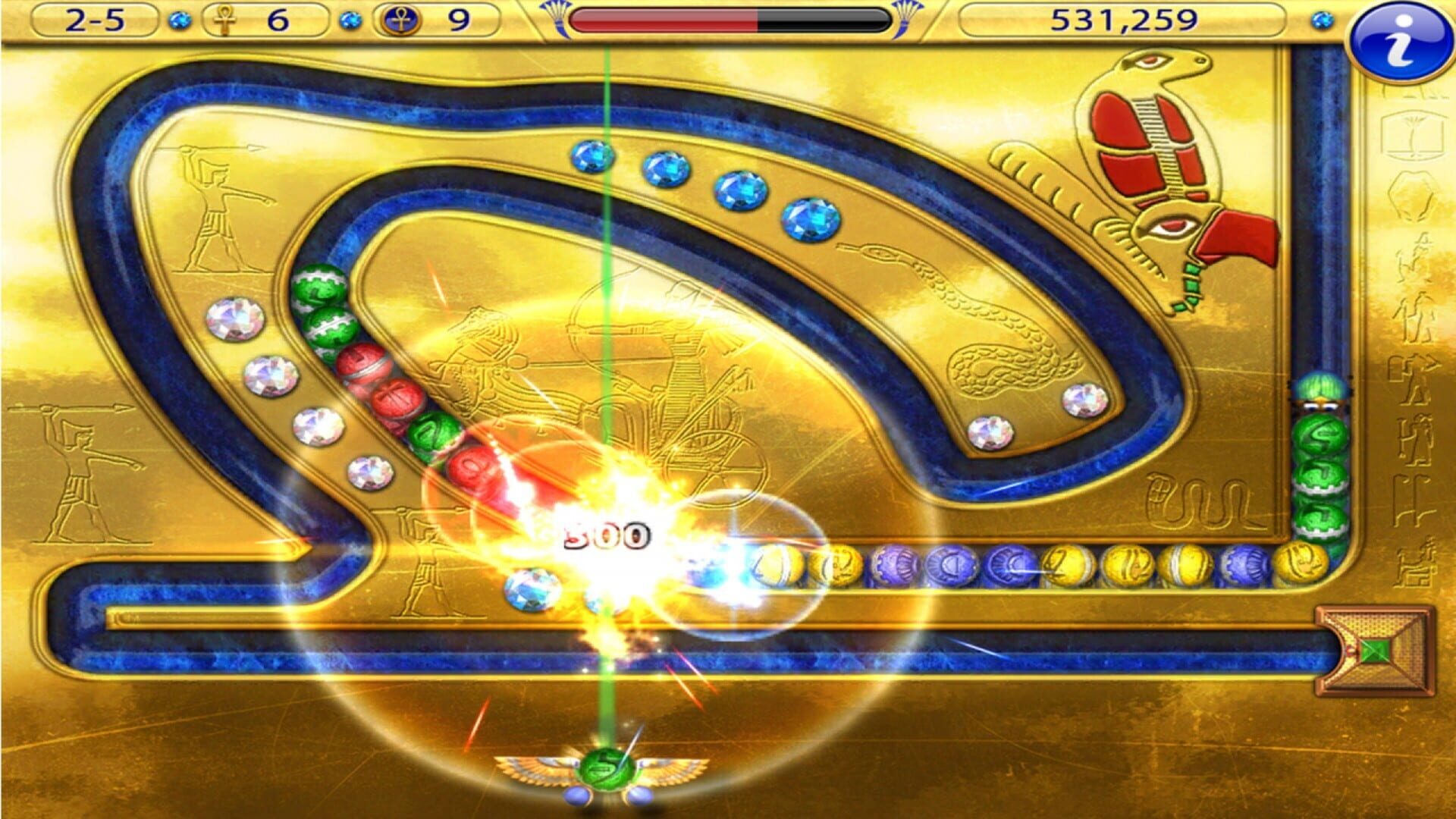 Screenshot for Luxor Amun Rising HD