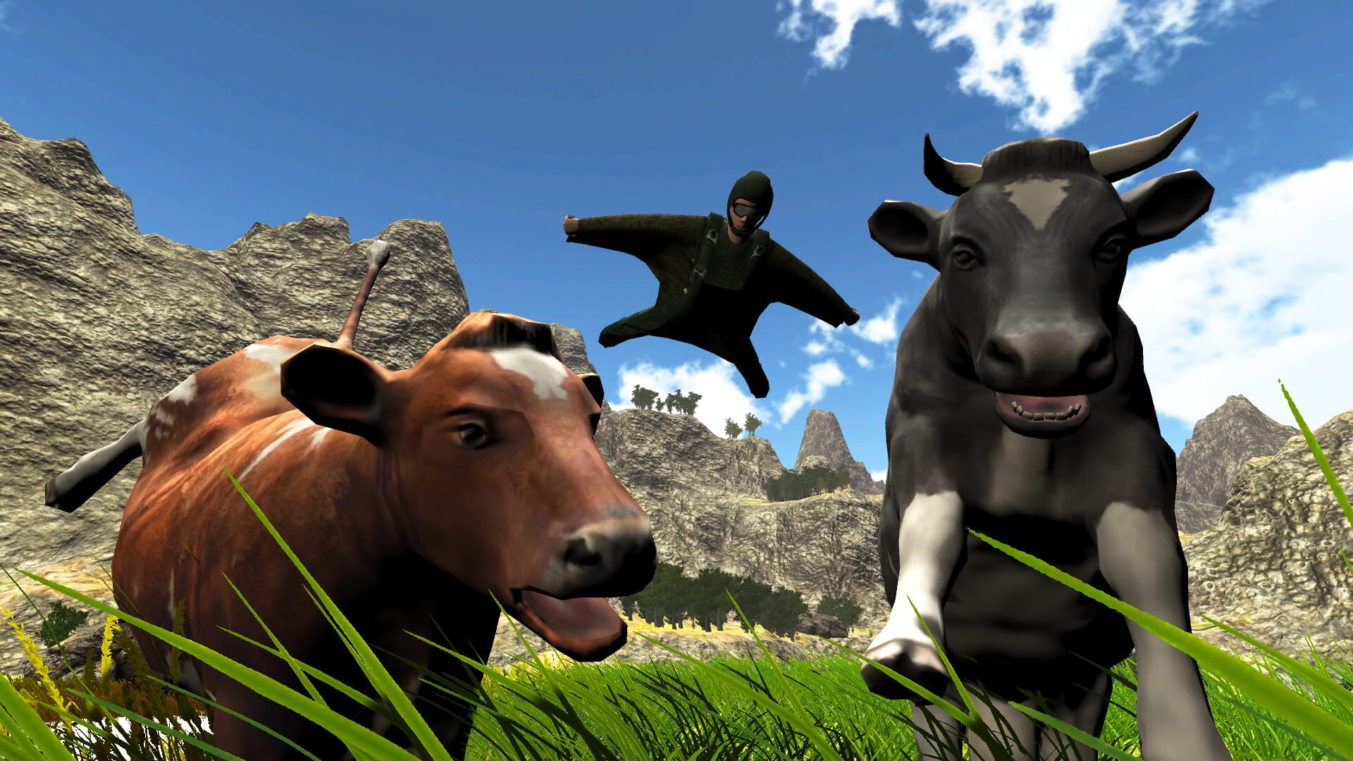 Screenshot for Cow Catcher Simulator