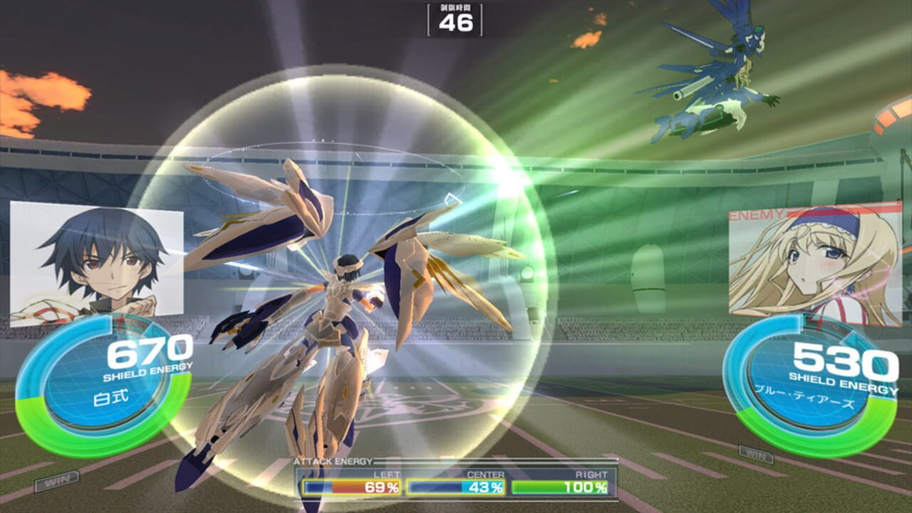 Screenshot for Infinite Stratos: Versus Colors