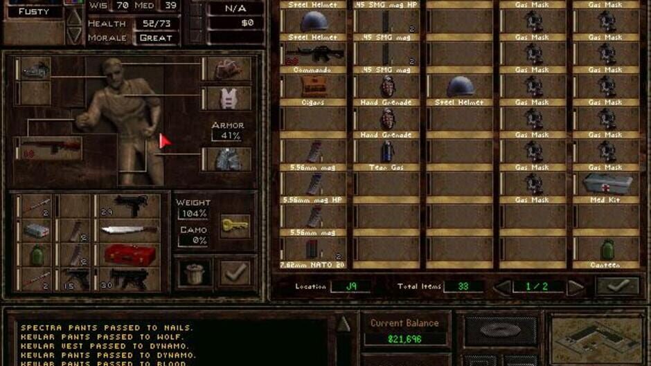 Screenshot for Jagged Alliance 2