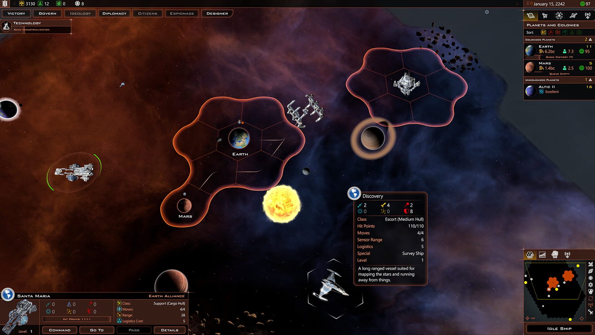 Screenshot for Galactic Civilizations III: Crusade