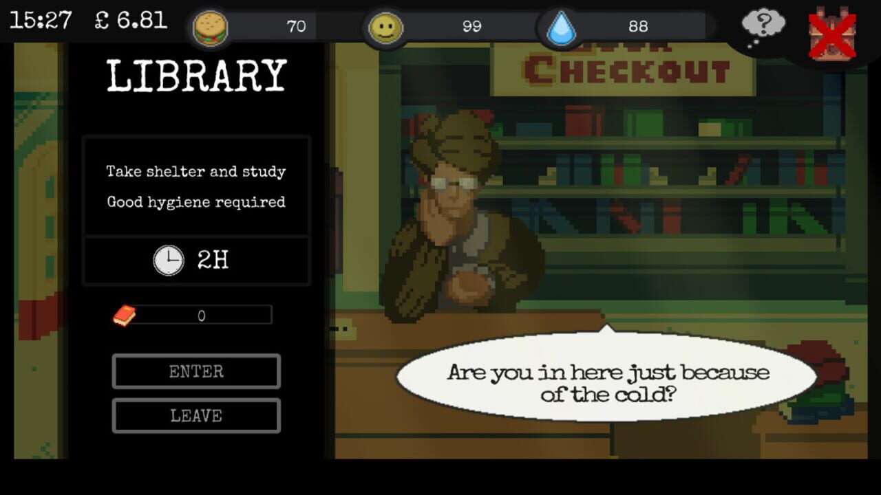 Screenshot for Change: A Homeless Survival Experience