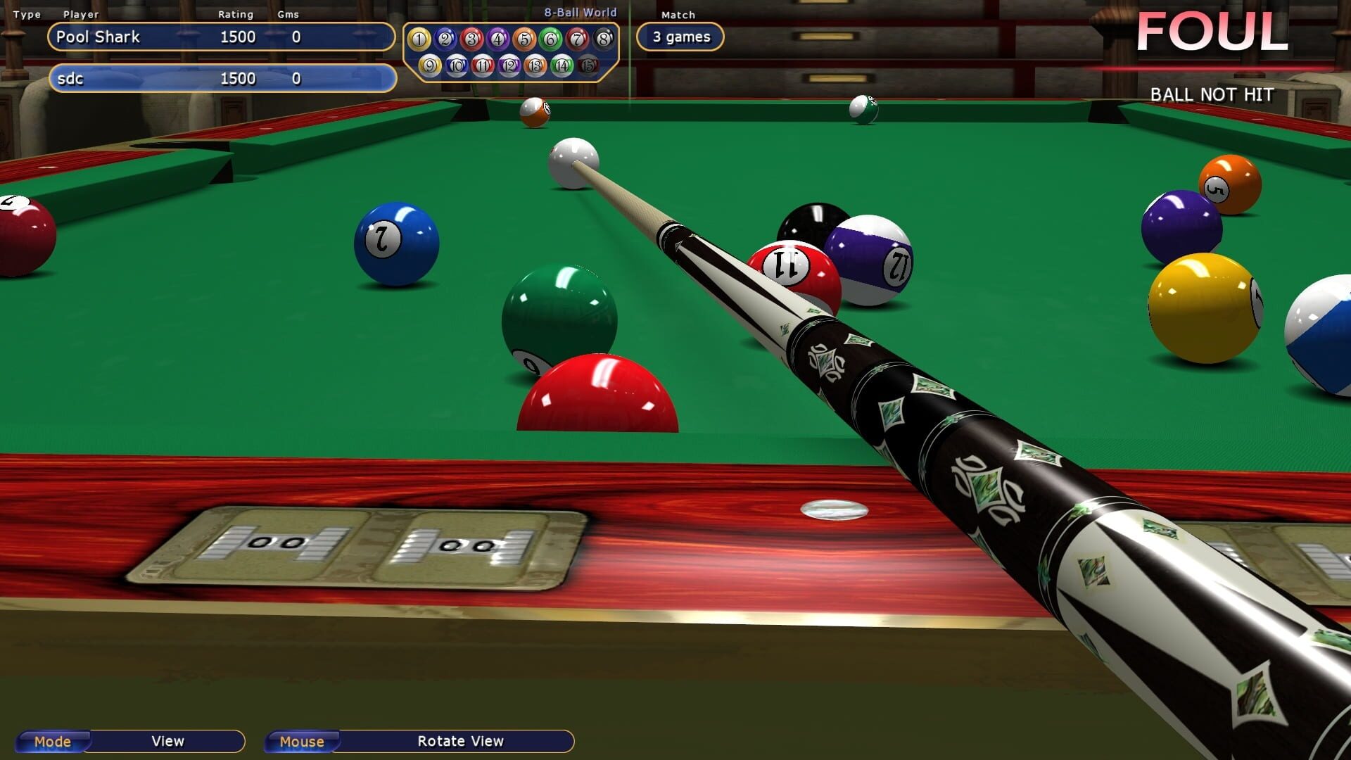Screenshot for Virtual Pool 4