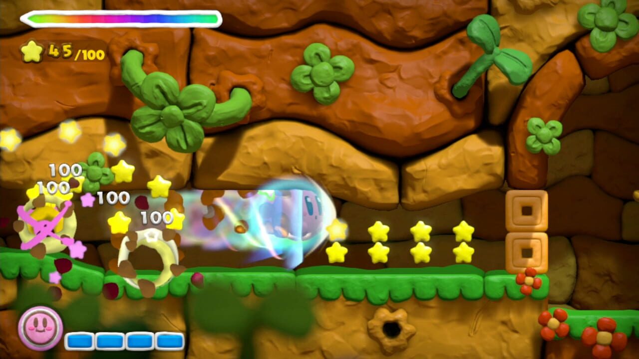 Screenshot for Kirby and the Rainbow Curse