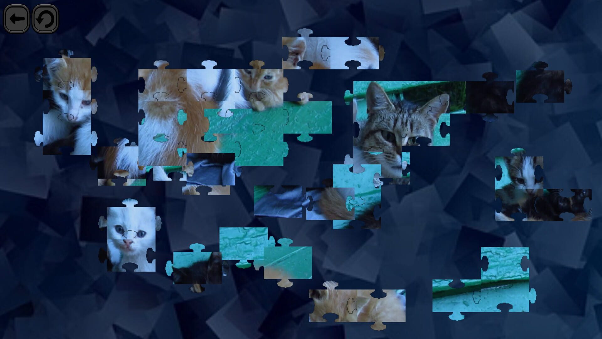 Screenshot for Puzzles for smart: Cats