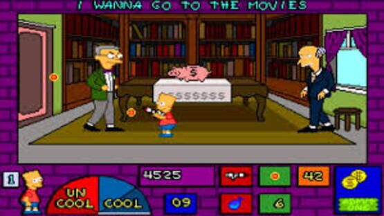 Screenshot for The Simpsons: Bart's House of Weirdness