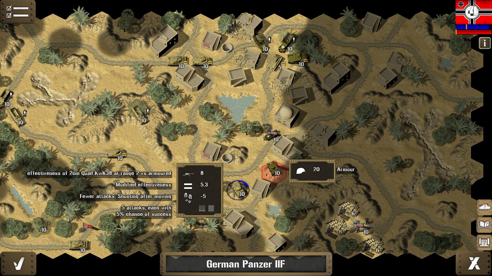 Screenshot for Tank Battle: North Africa