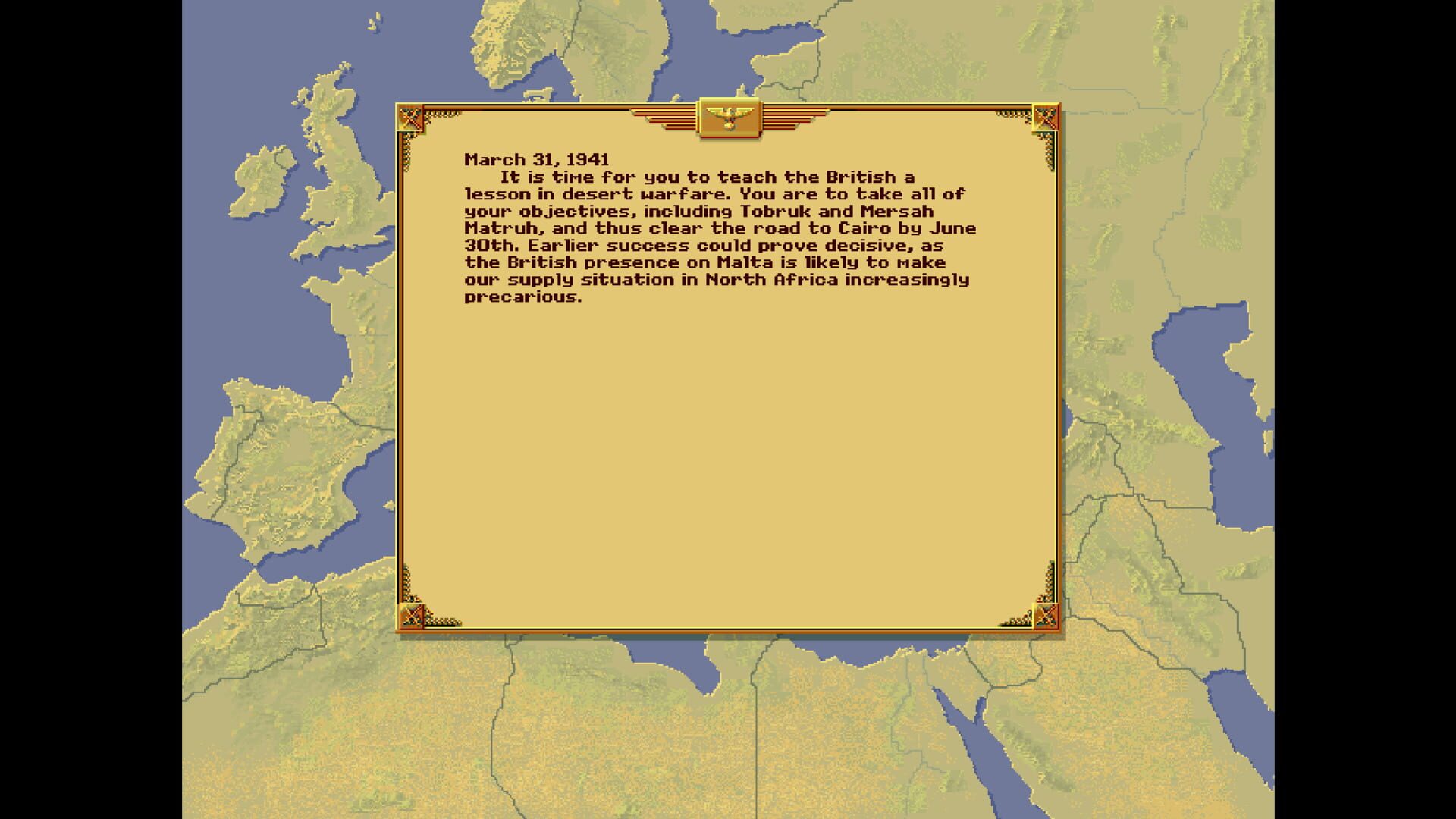 Screenshot for Panzer General