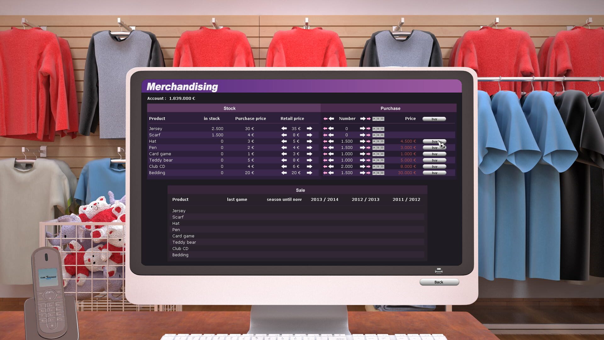 Screenshot for Club Manager 2015