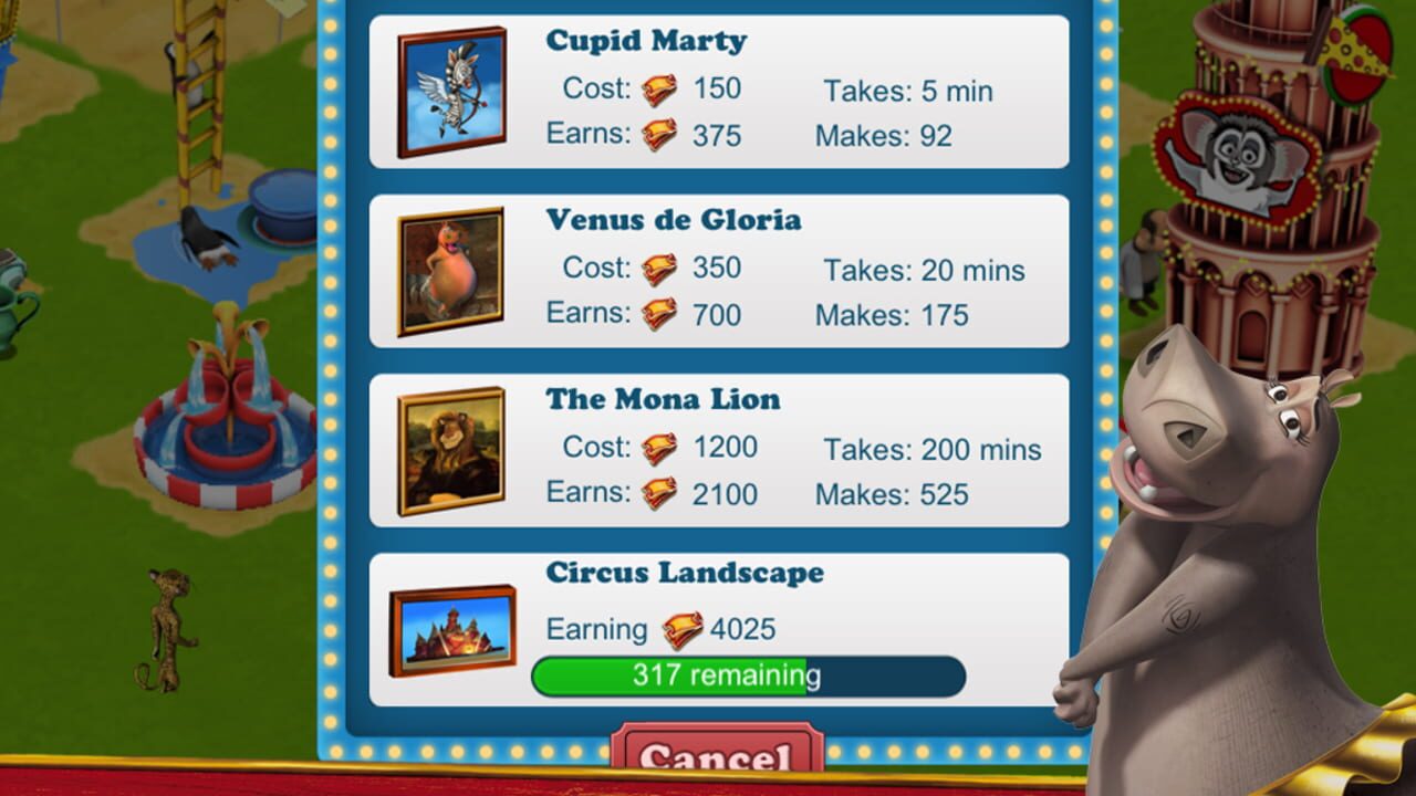 Screenshot for Madagascar: Join the Circus