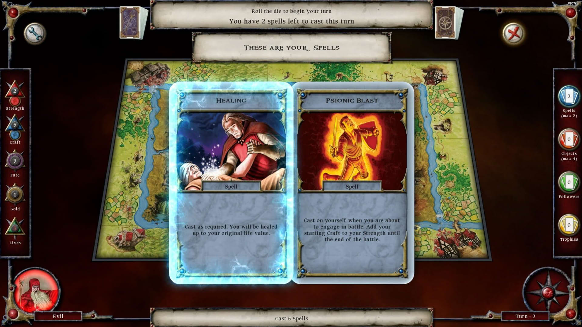 Screenshot for Talisman: Prologue