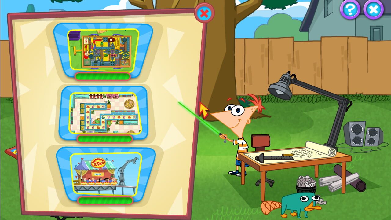 Screenshot for Phineas and Ferb: New Inventions