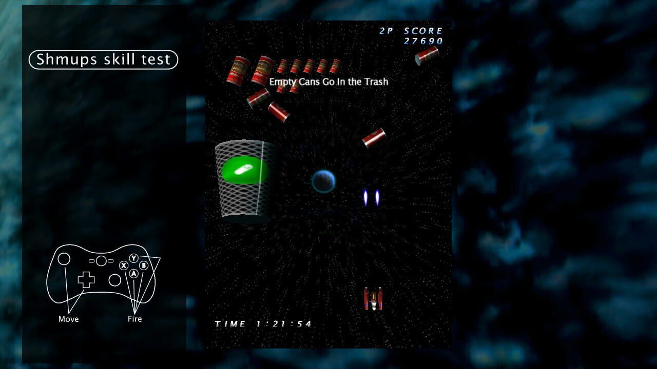 Screenshot for Shmups Skill Test