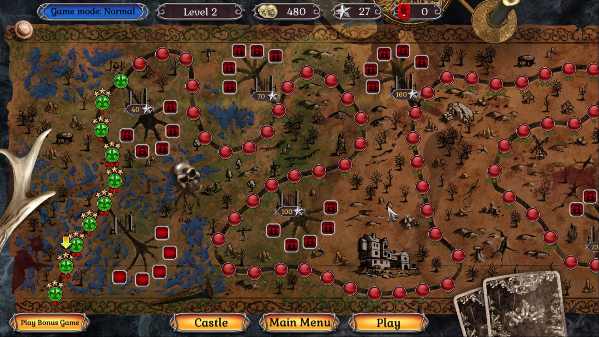 Screenshot for Jewel Match Twilight Solitaire