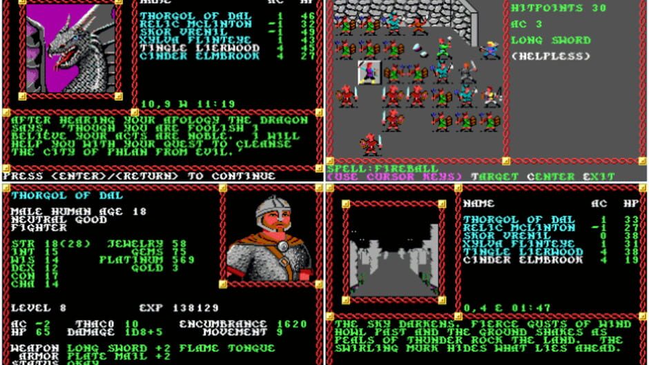 Screenshot for Advanced Dungeons & Dragons: Pool of Radiance