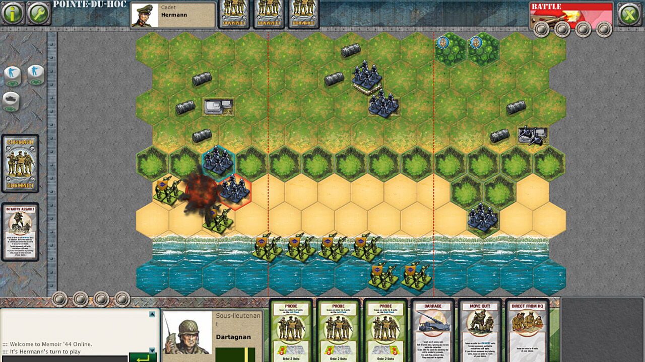 Screenshot for Memoir '44 Online