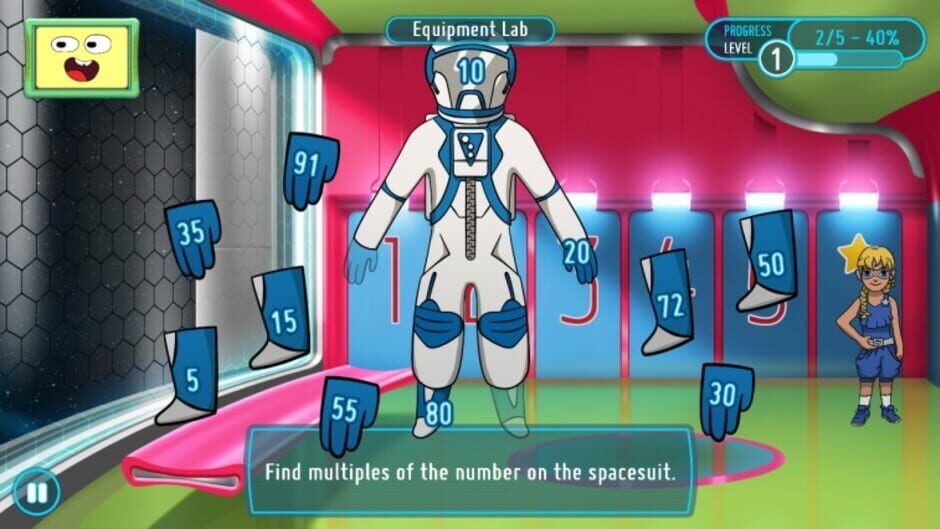 Screenshot for S.M.A.R.T.: Adventures Mission Math - Sabotage at the Space Station