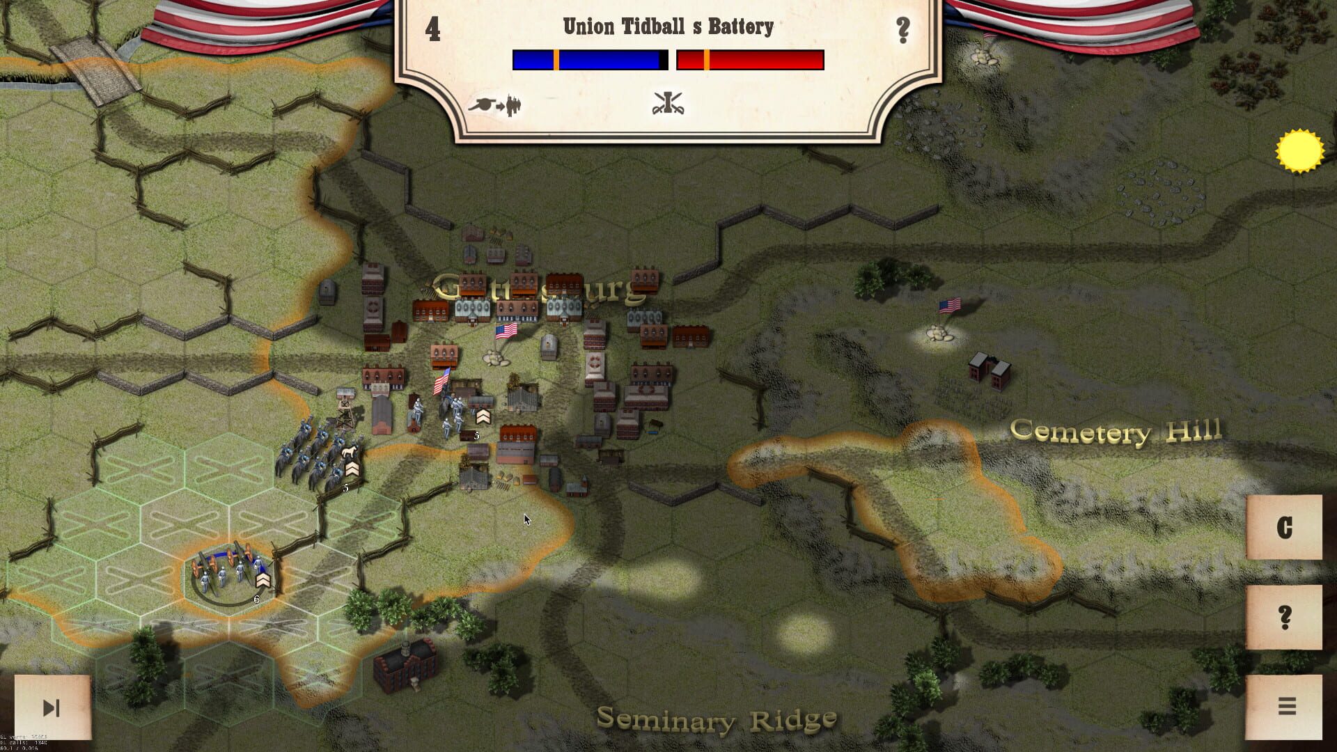 Screenshot for Civil War: Gettysburg