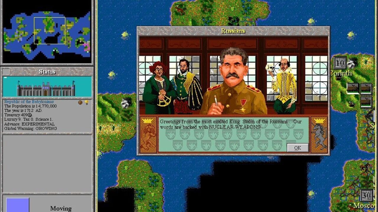 Screenshot for Sid Meier's CivNet
