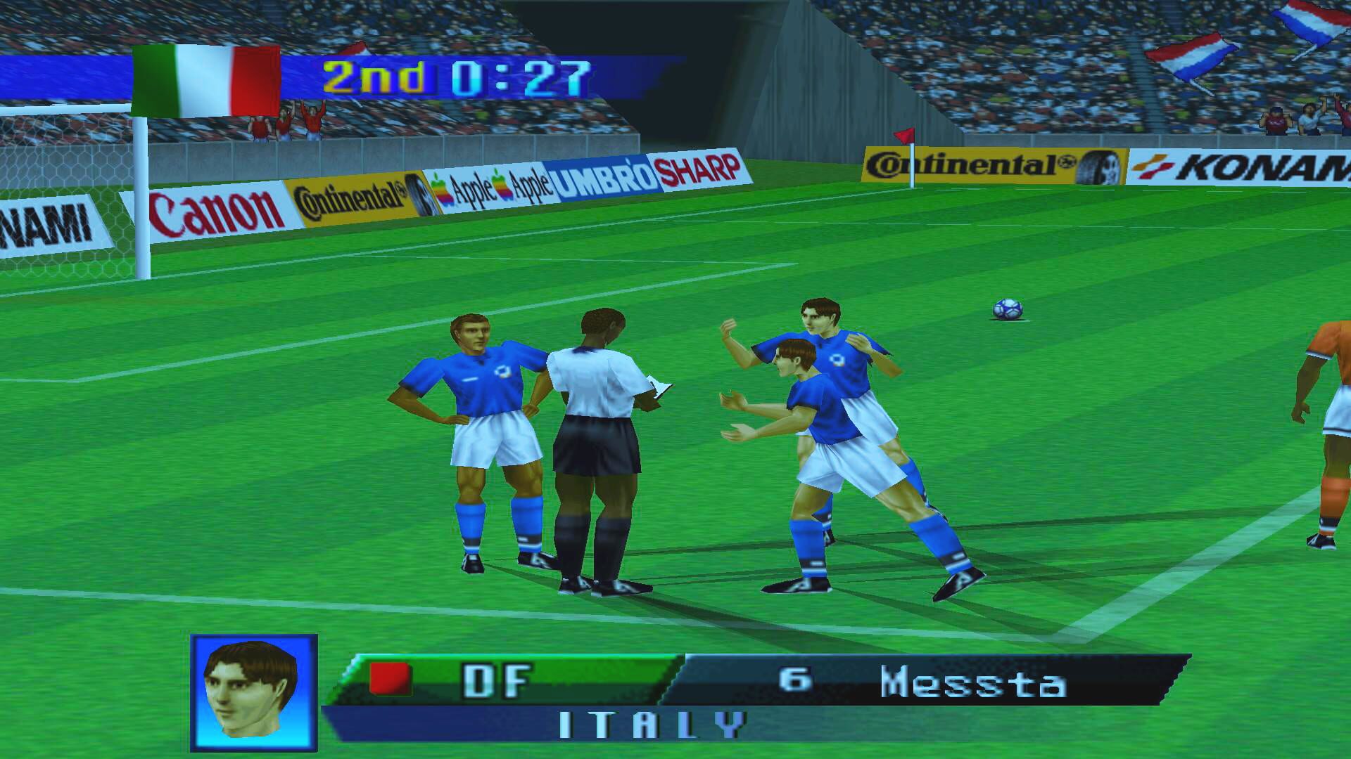 Screenshot for International Superstar Soccer '98