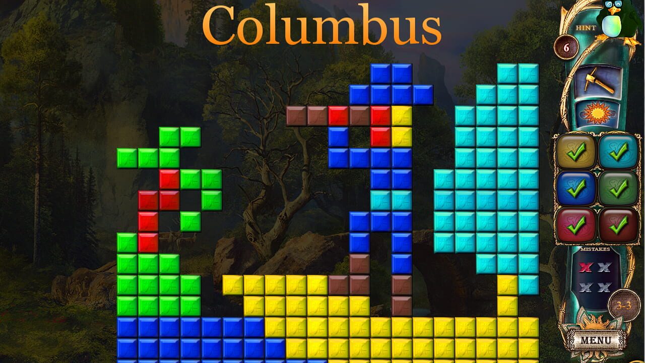 Screenshot for Fantasy Mosaics 16: Six Colors in Wonderland