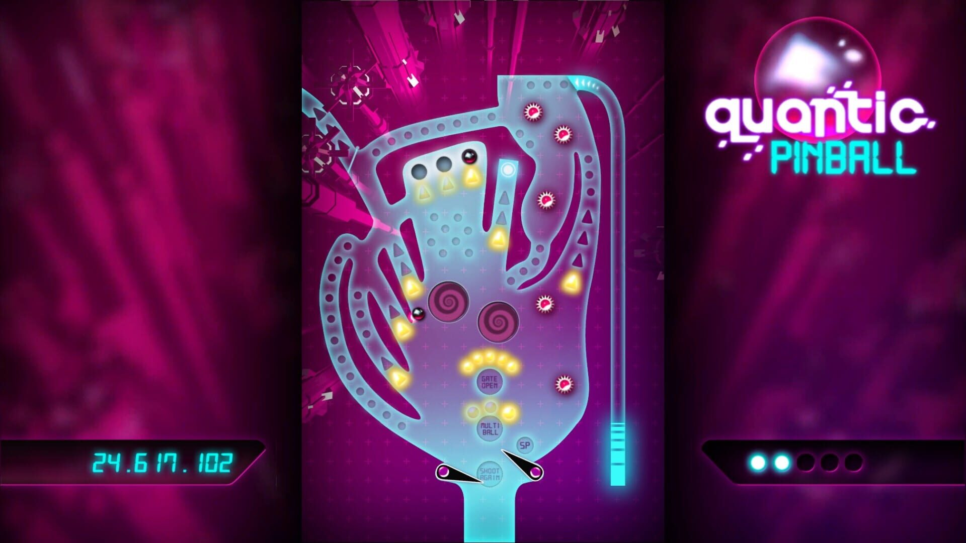 Screenshot for Quantic Pinball