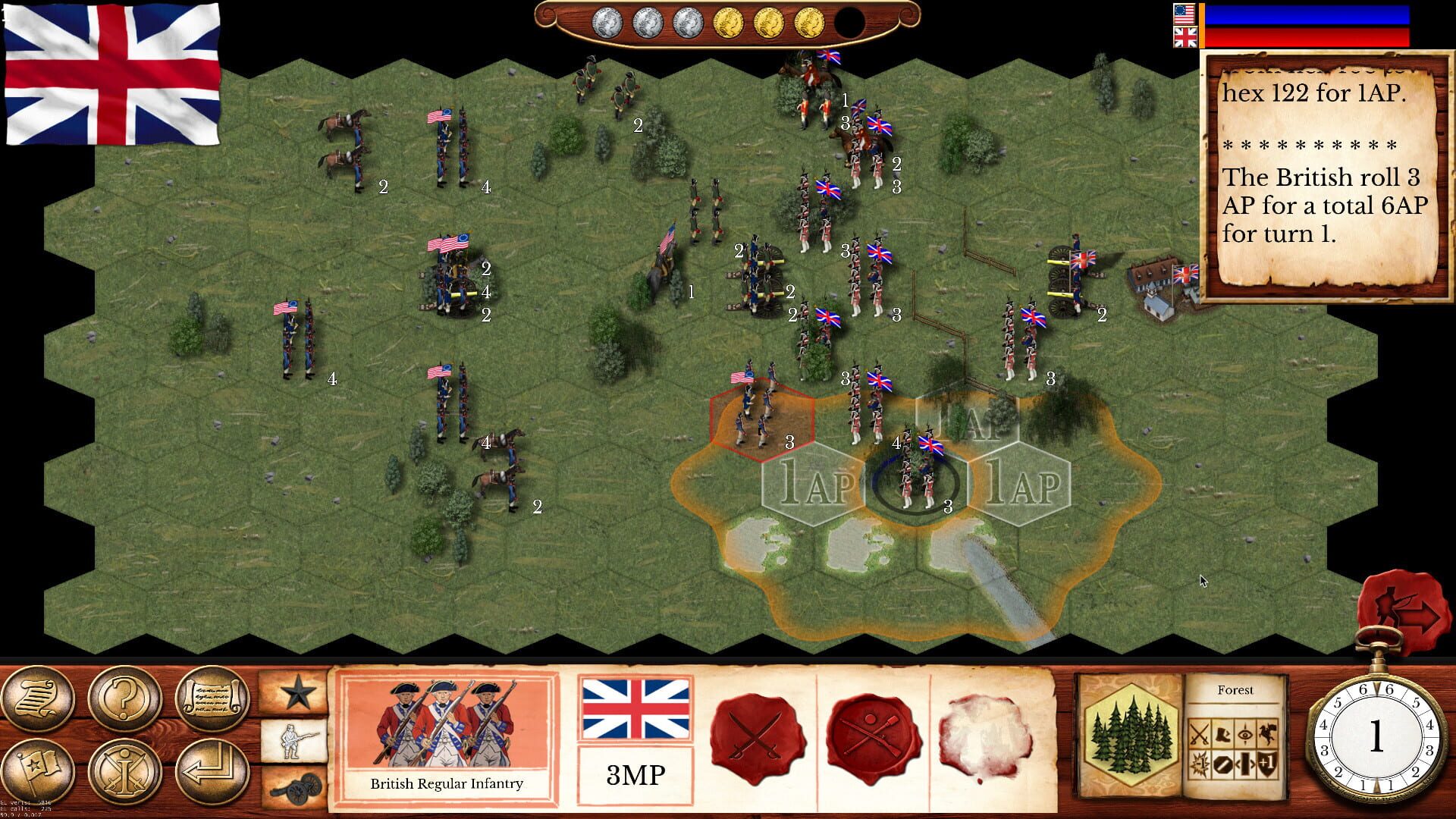 Screenshot for Hold the Line: The American Revolution