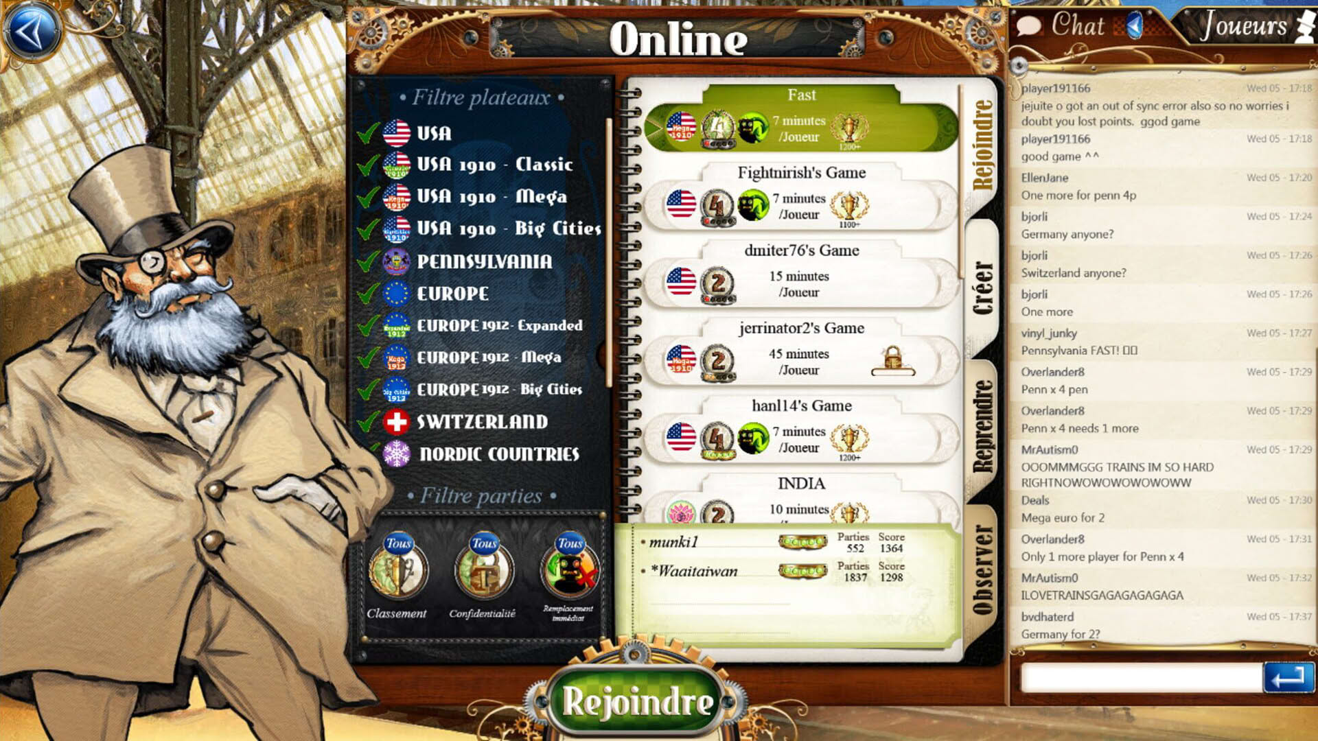 Screenshot for Ticket to Ride: Classic Edition