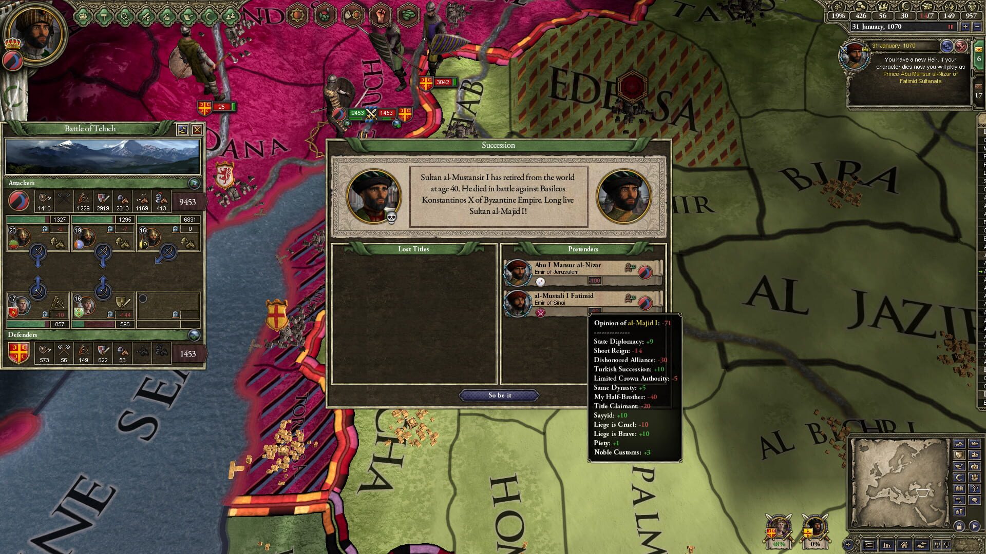 Screenshot for Crusader Kings II: Sword of Islam