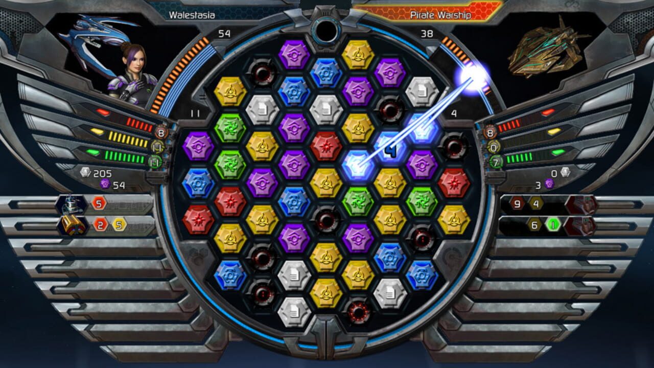Screenshot for Puzzle Quest: Galactrix