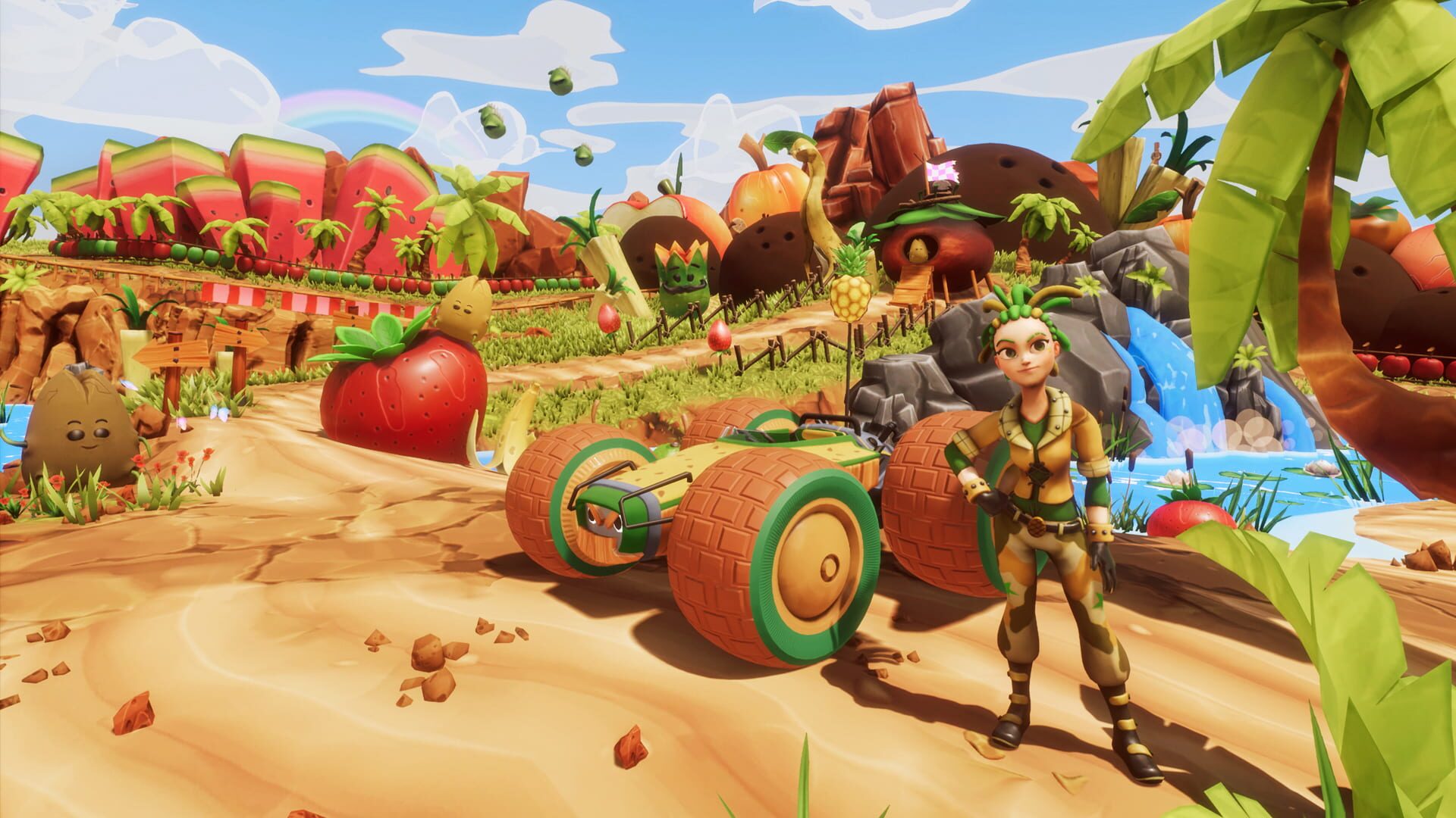 Screenshot for All-Star Fruit Racing