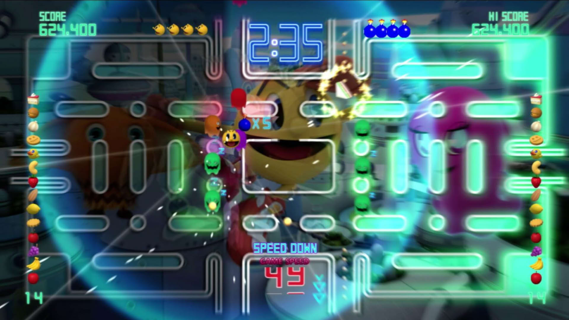 Screenshot for Pac-Man: Championship Edition DX+