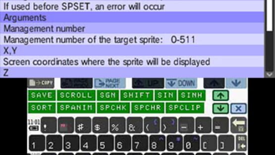 Screenshot for SmileBasic