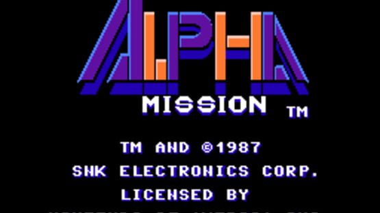 Screenshot for Alpha Mission