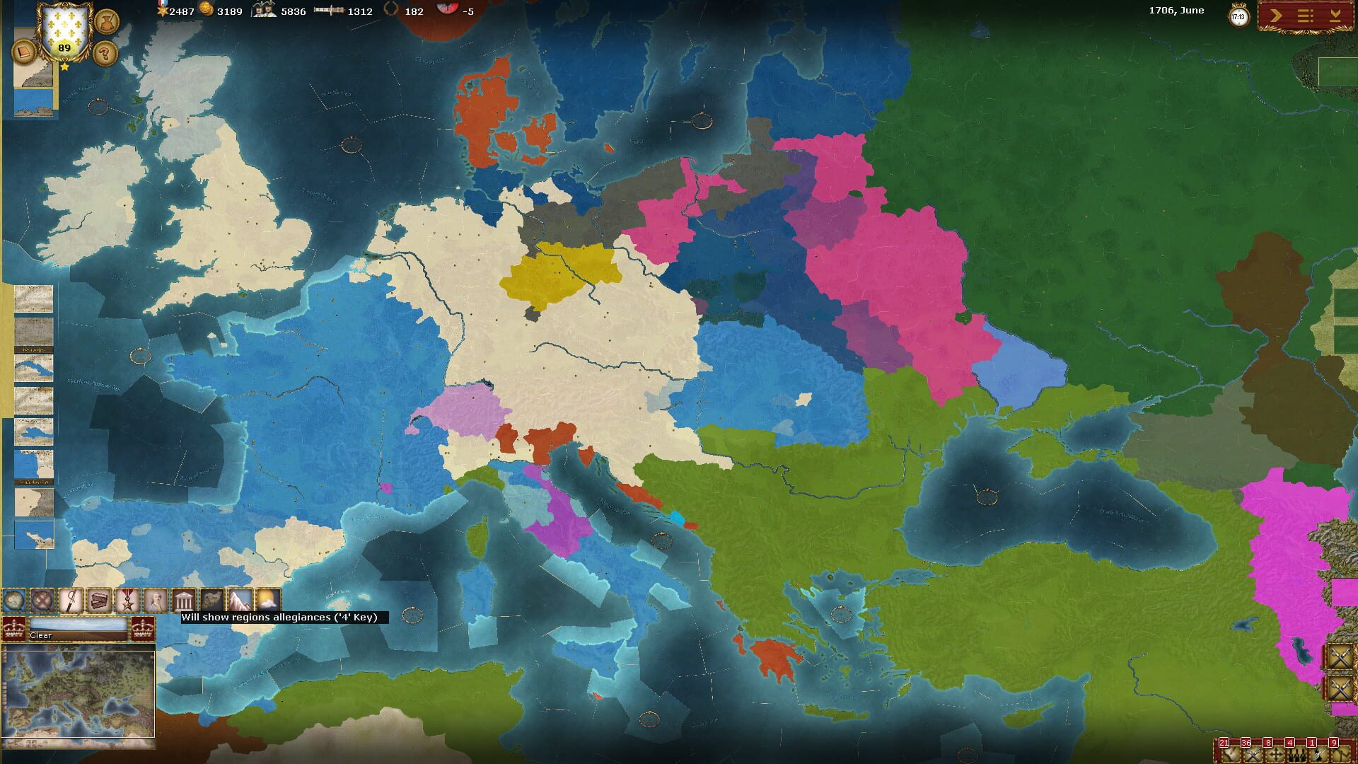 Screenshot for Wars of Succession