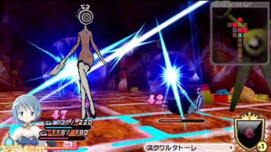Screenshot for Puella Magi Madoka Magica Portable