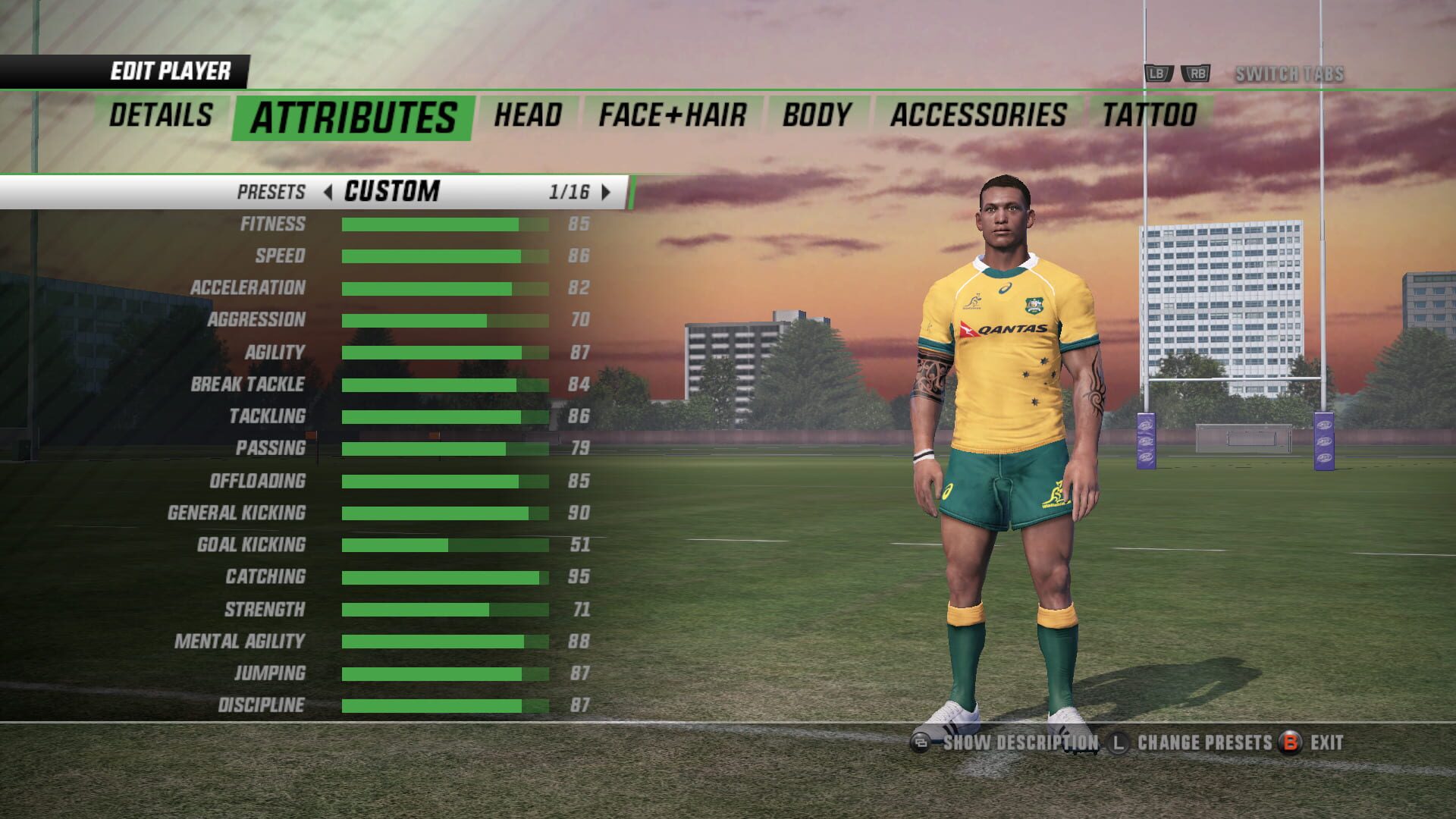 Screenshot for Rugby Challenge 3