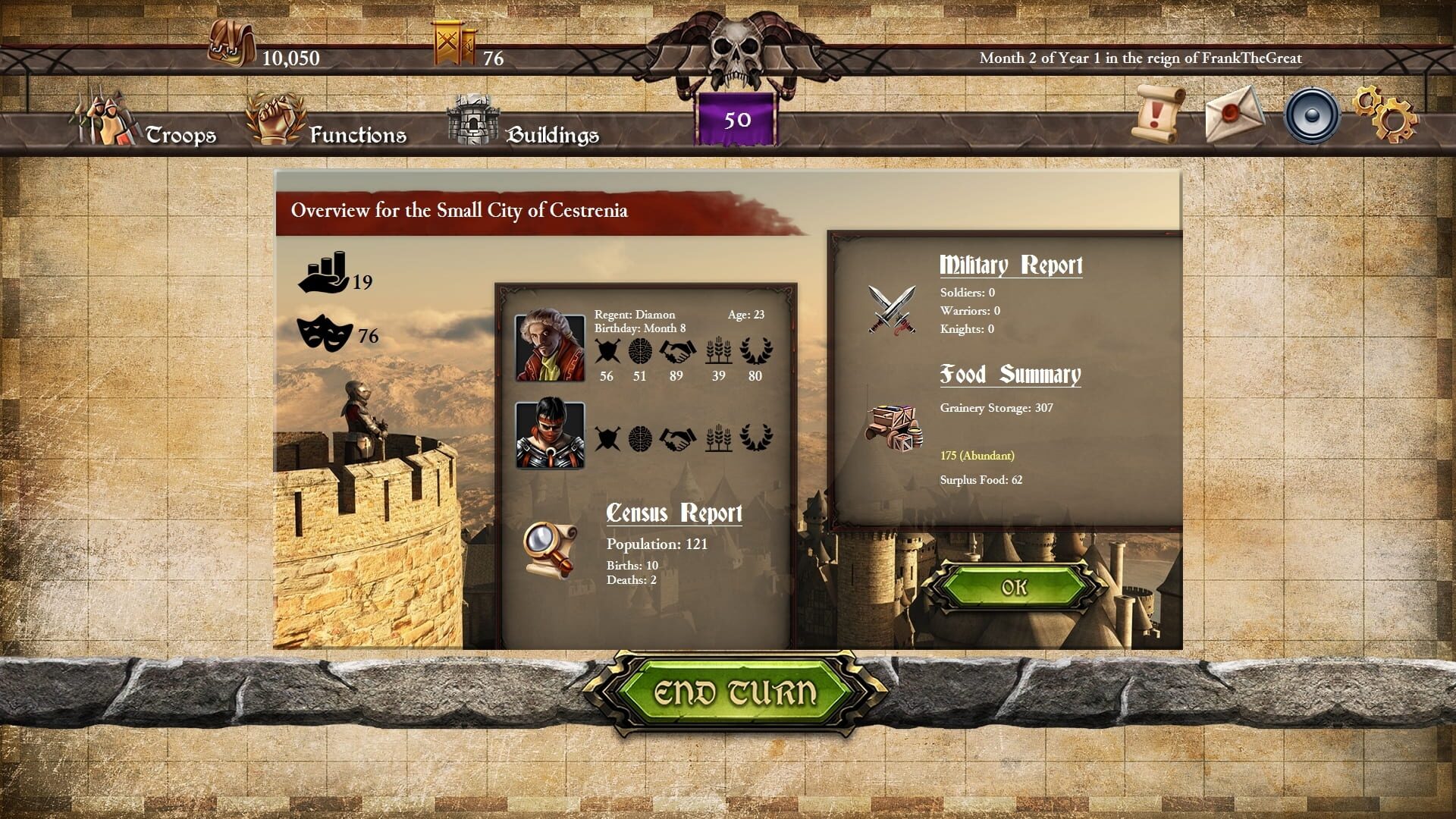 Screenshot for Fantasy Kingdom Simulator