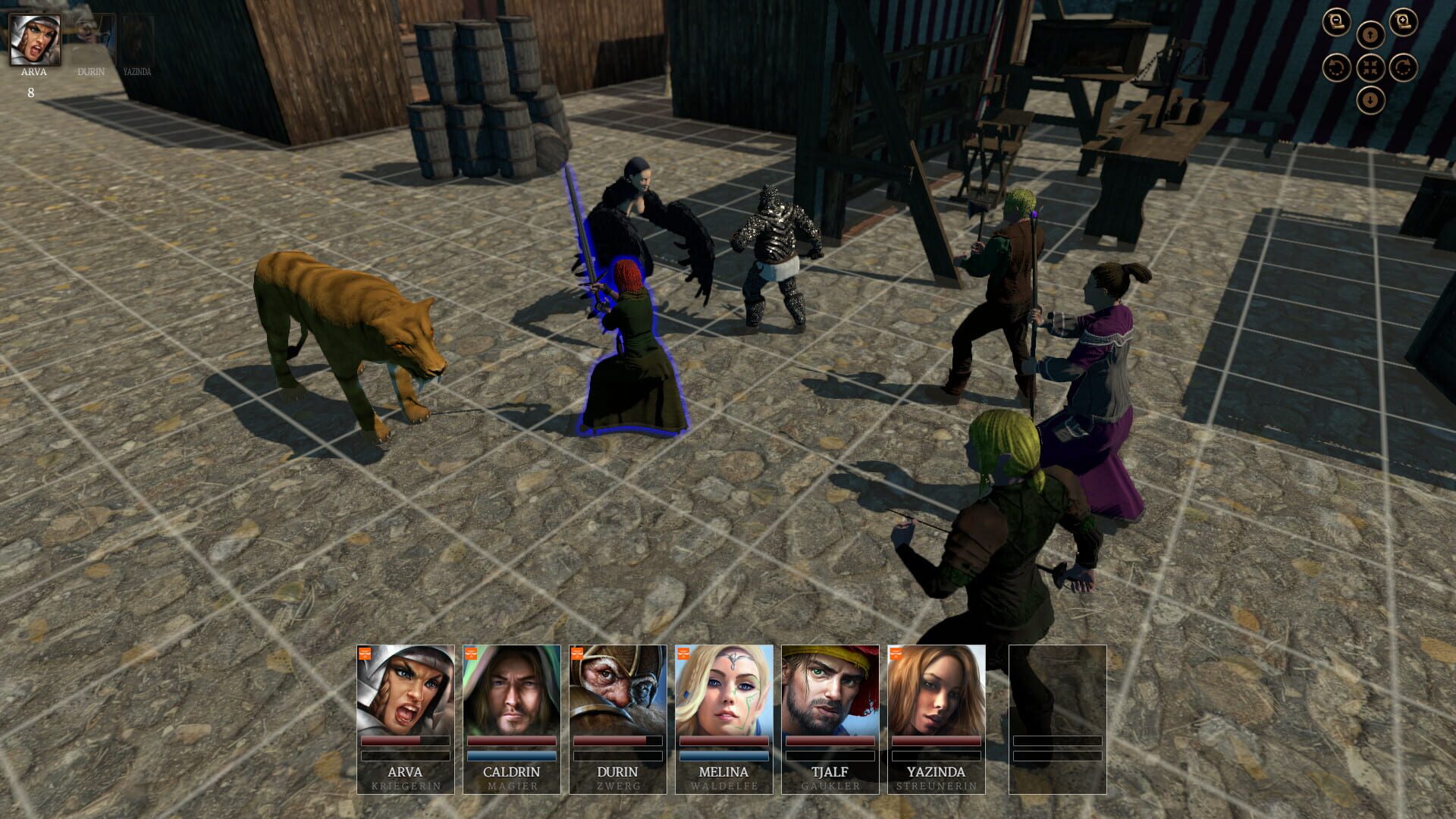 Screenshot for Realms of Arkania: Star Trail