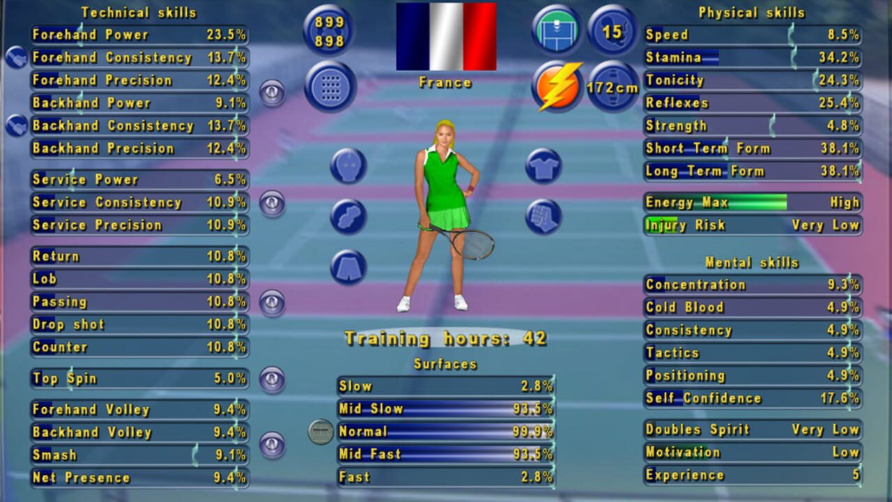 Screenshot for Tennis Elbow Manager