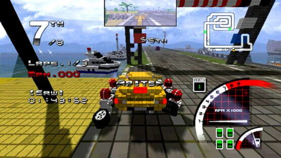Screenshot for 3D Pixel Racing