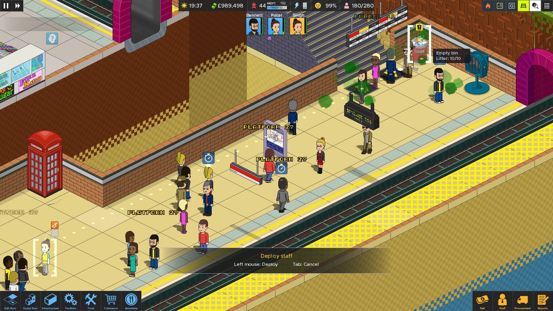Screenshot for Overcrowd: A Commute 'Em Up