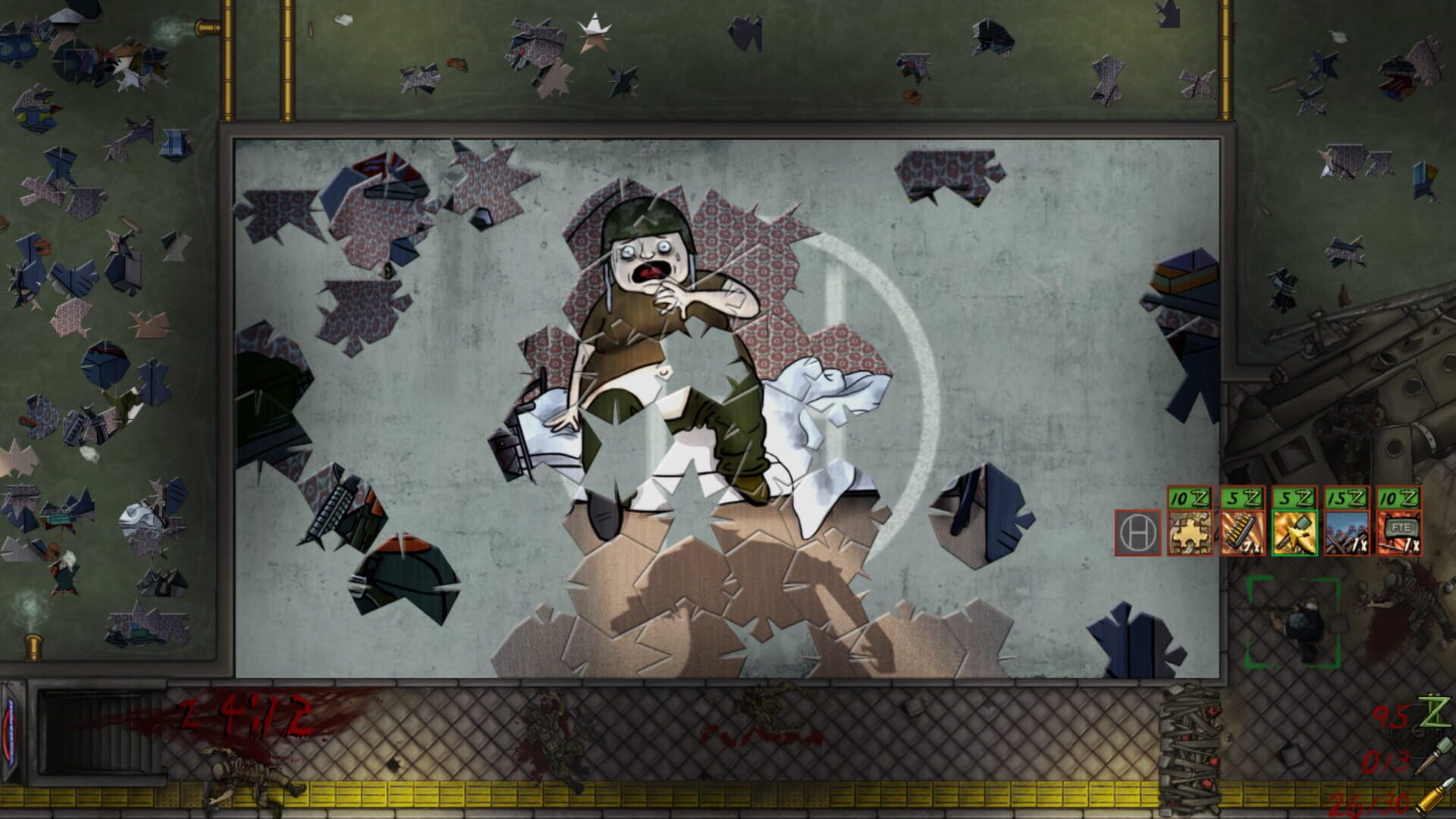Screenshot for Pixel Puzzles: UndeadZ
