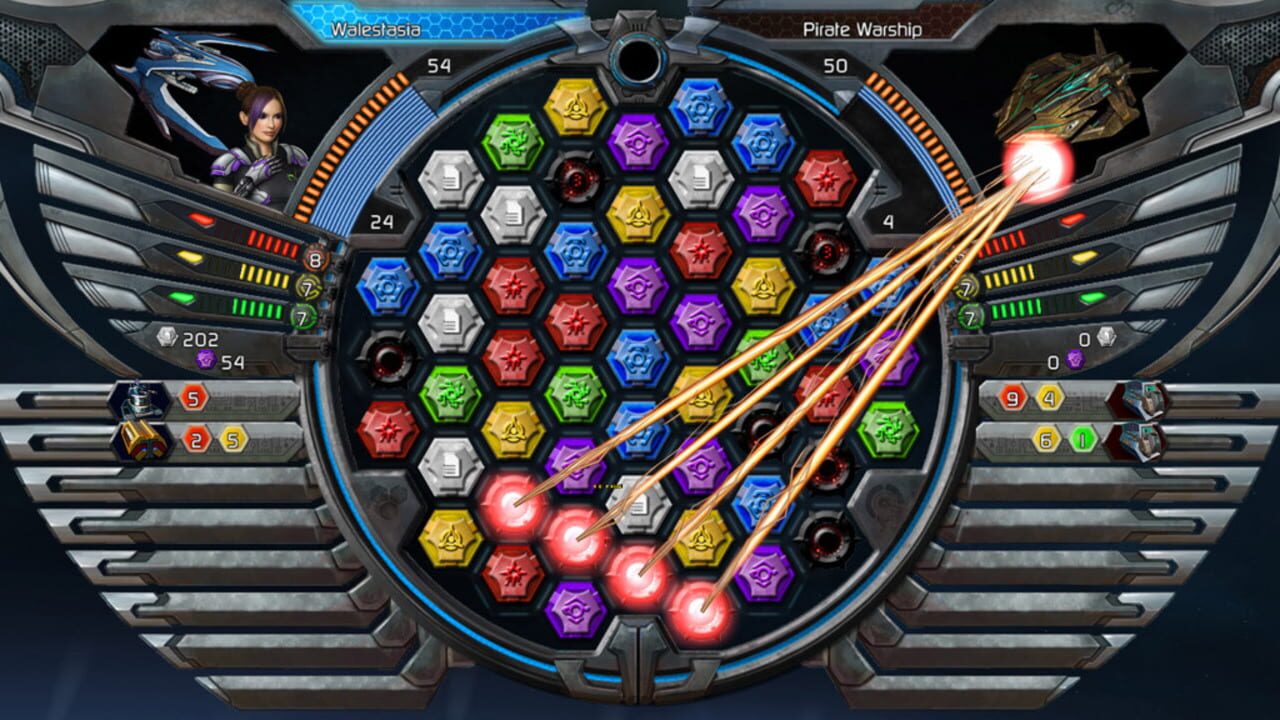 Screenshot for Puzzle Quest: Galactrix
